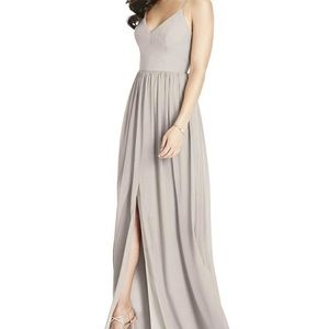 Dessy collection spaghetti strap chiffon a-line gown style 3019 bridesmaid dress